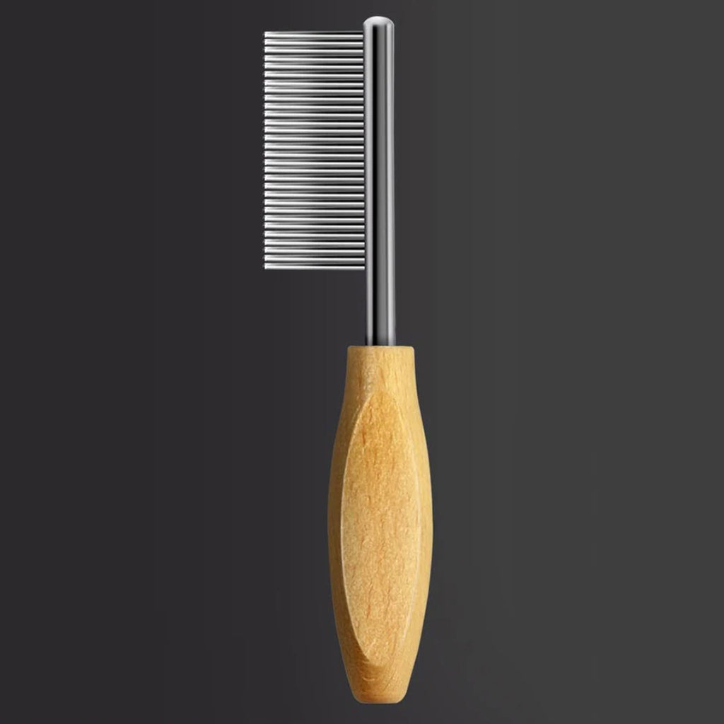 Pettine Professionale in Acciaio Inox per Cani