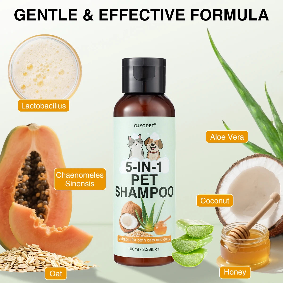 Shampoo 5-in-1 Avena e Miele