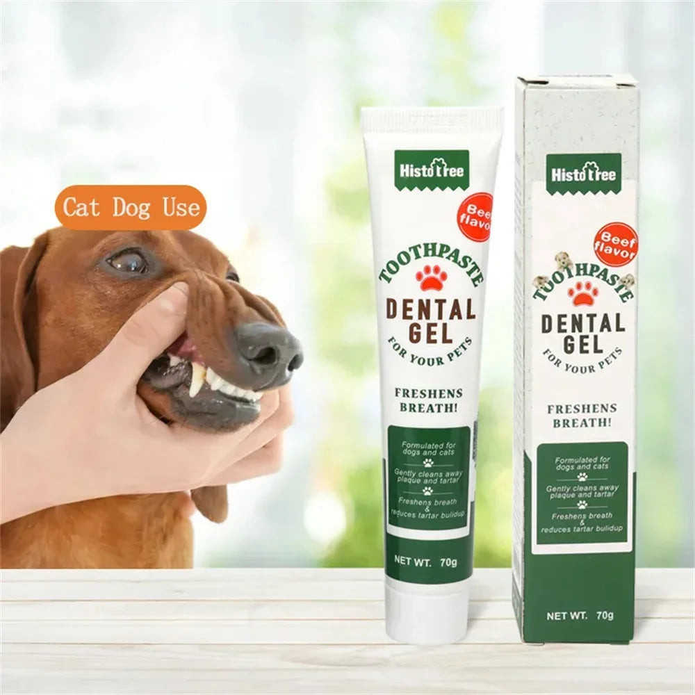 Dentifricio per Cani e Gatti - Gusto Vaniglia e Manzo