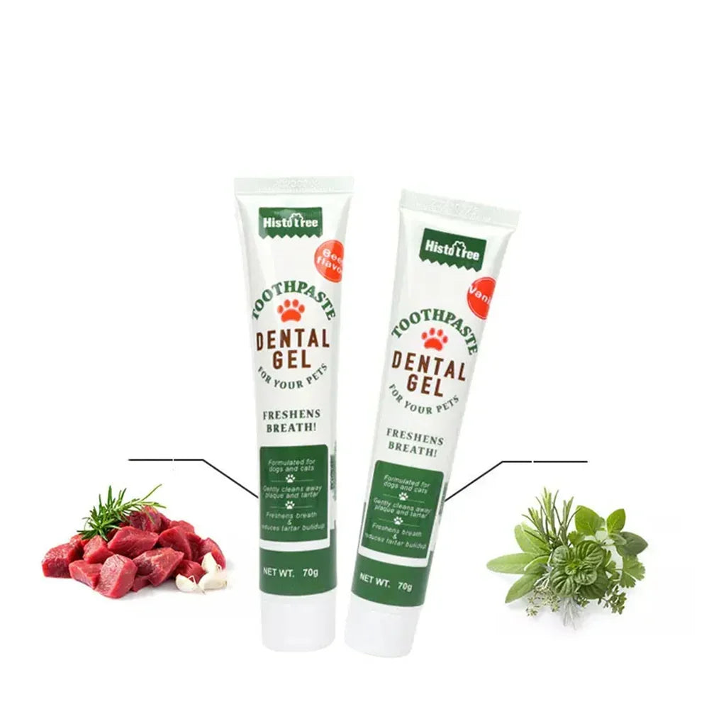 Dentifricio per Cani e Gatti - Gusto Vaniglia e Manzo