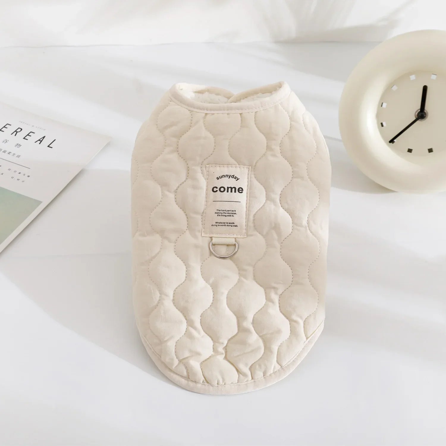 Gilet Invernale per Cani - Cappotto Caldo Impermeabile con Anello D