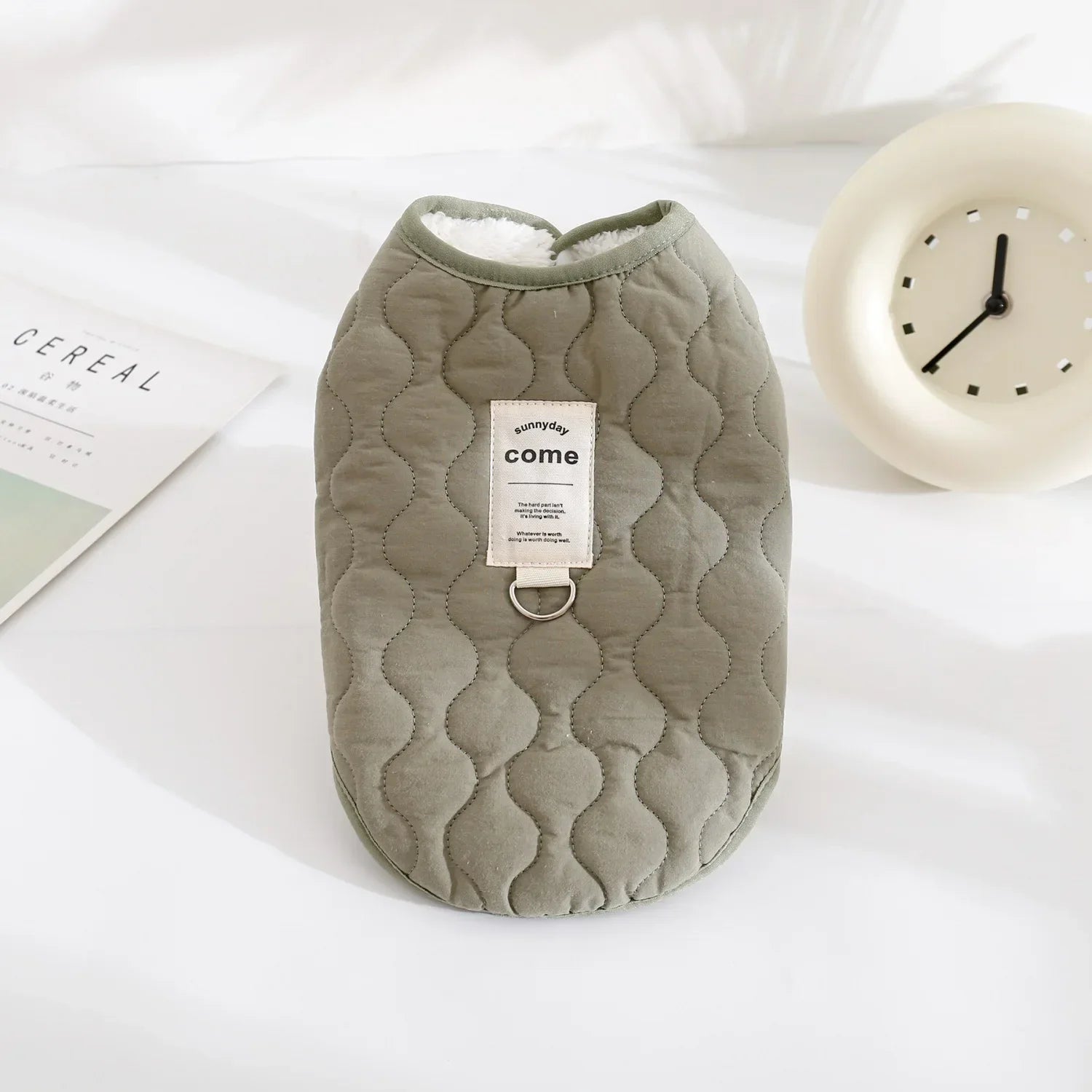 Gilet Invernale per Cani - Cappotto Caldo Impermeabile con Anello D