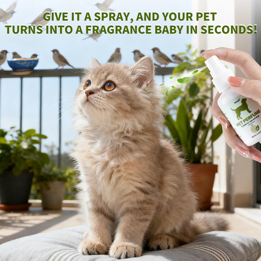 Spray Deodorante per Animali - Profumo Melone e Tè Verde