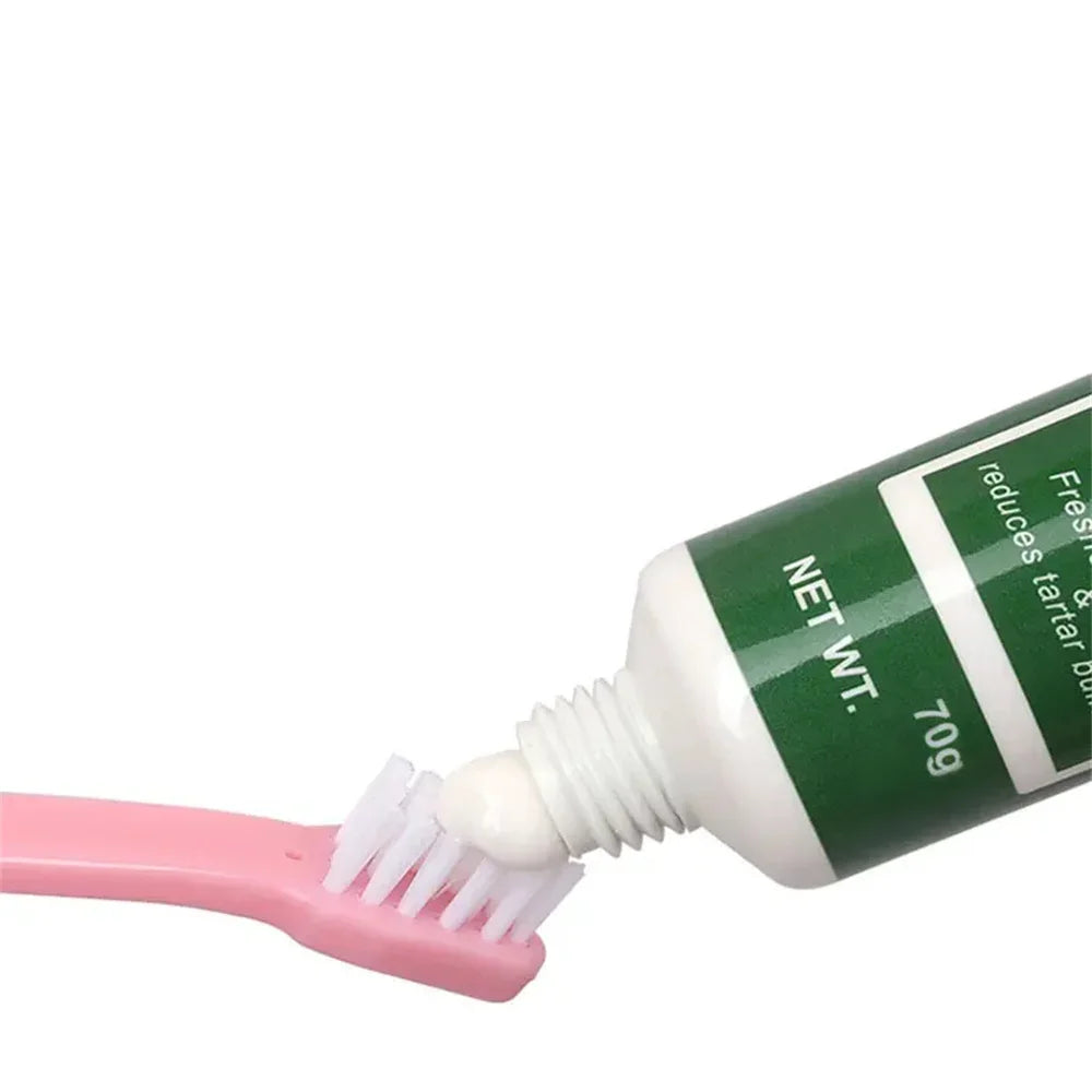 Dentifricio per Cani e Gatti - Gusto Vaniglia e Manzo
