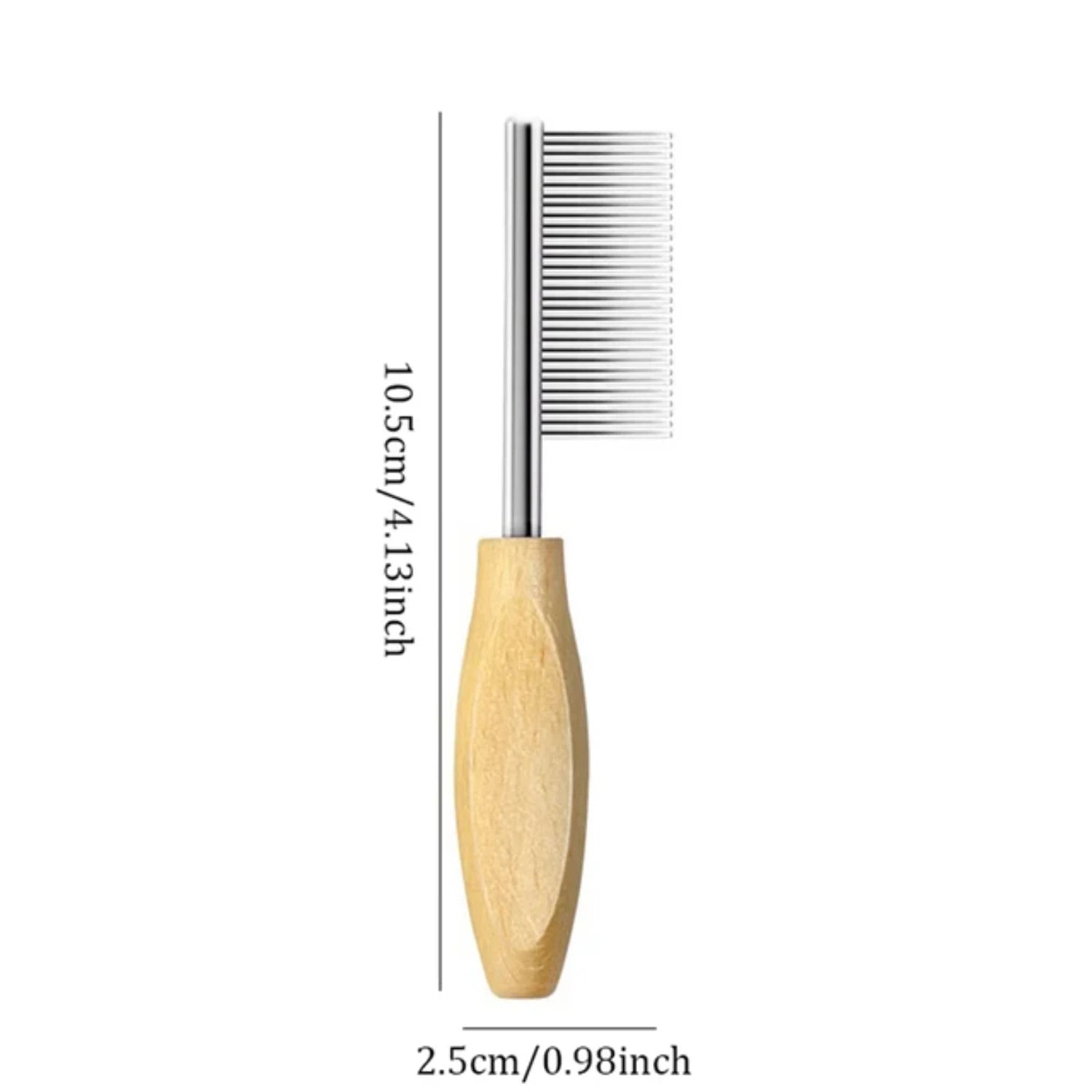 Pettine Professionale in Acciaio Inox per Cani