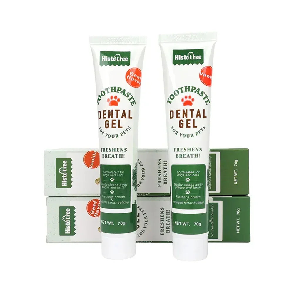 Dentifricio per Cani e Gatti - Gusto Vaniglia e Manzo