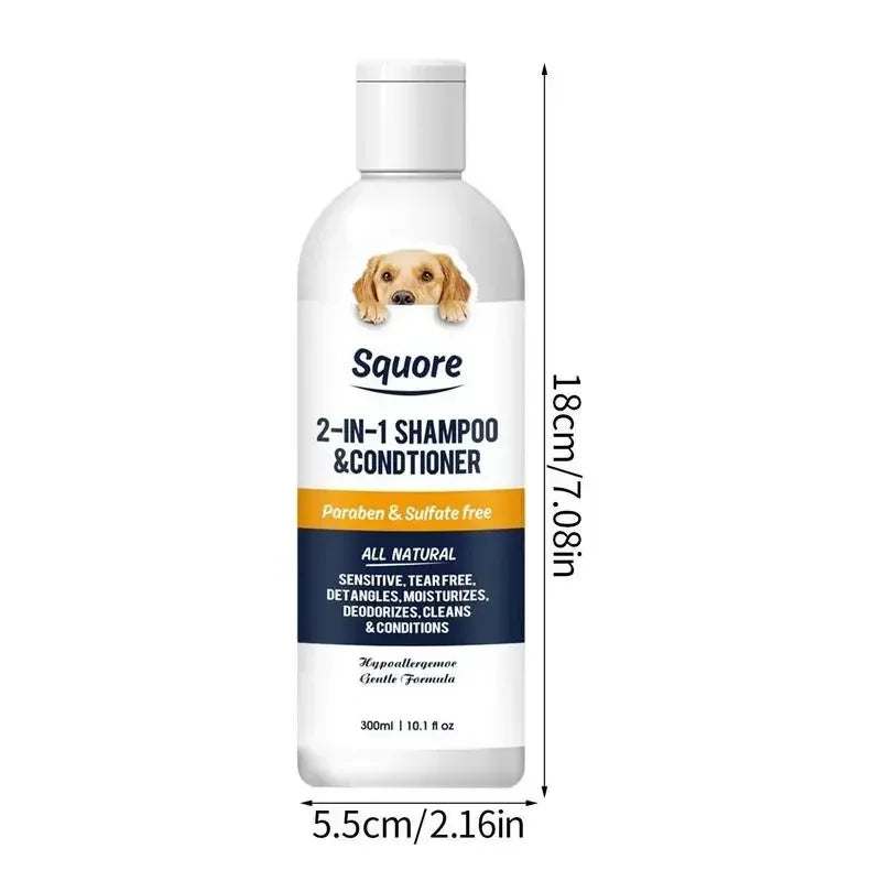 Shampoo e Balsamo 2 in 1 per Cuccioli 300ml - Naturale e Idratante