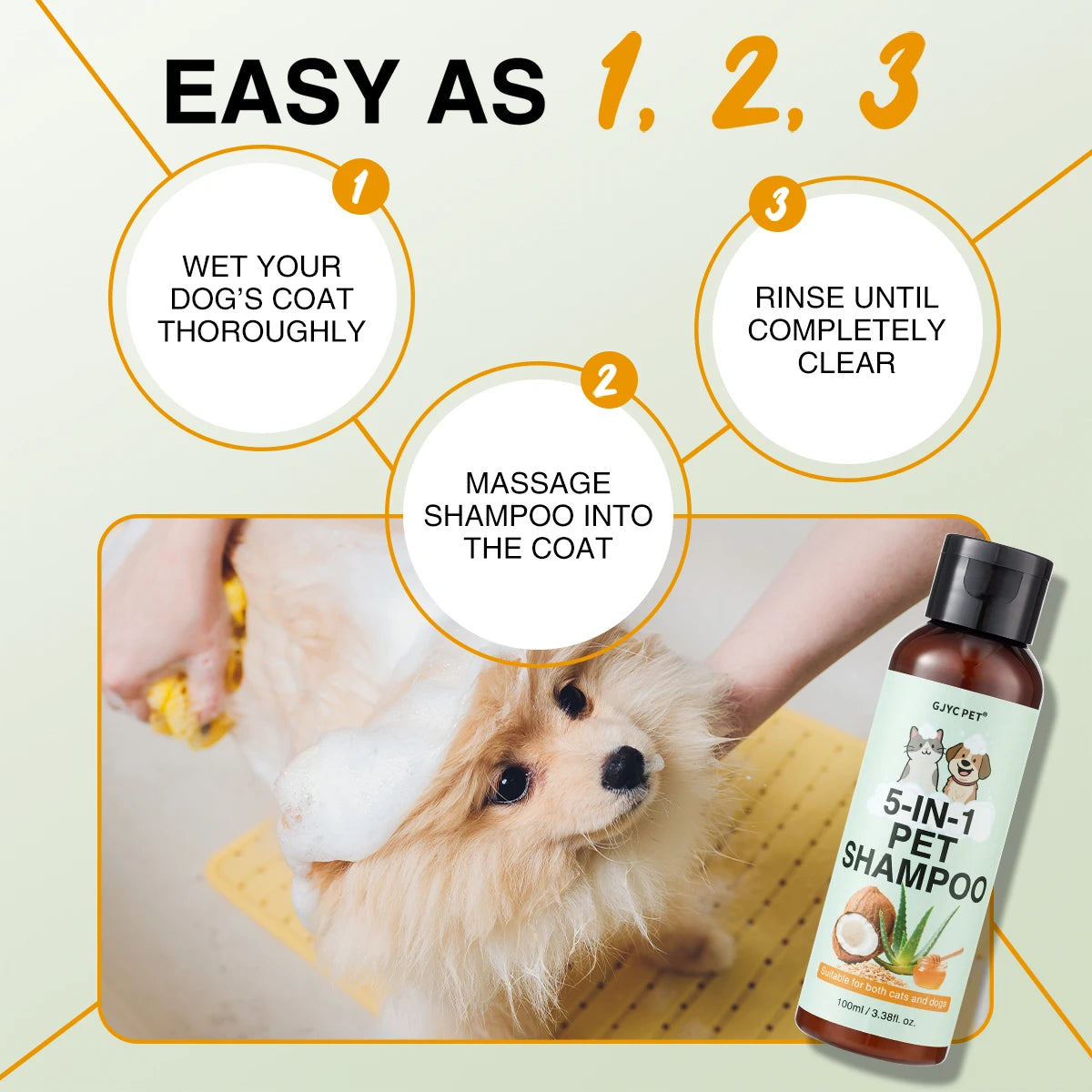 Shampoo 5-in-1 Avena e Miele